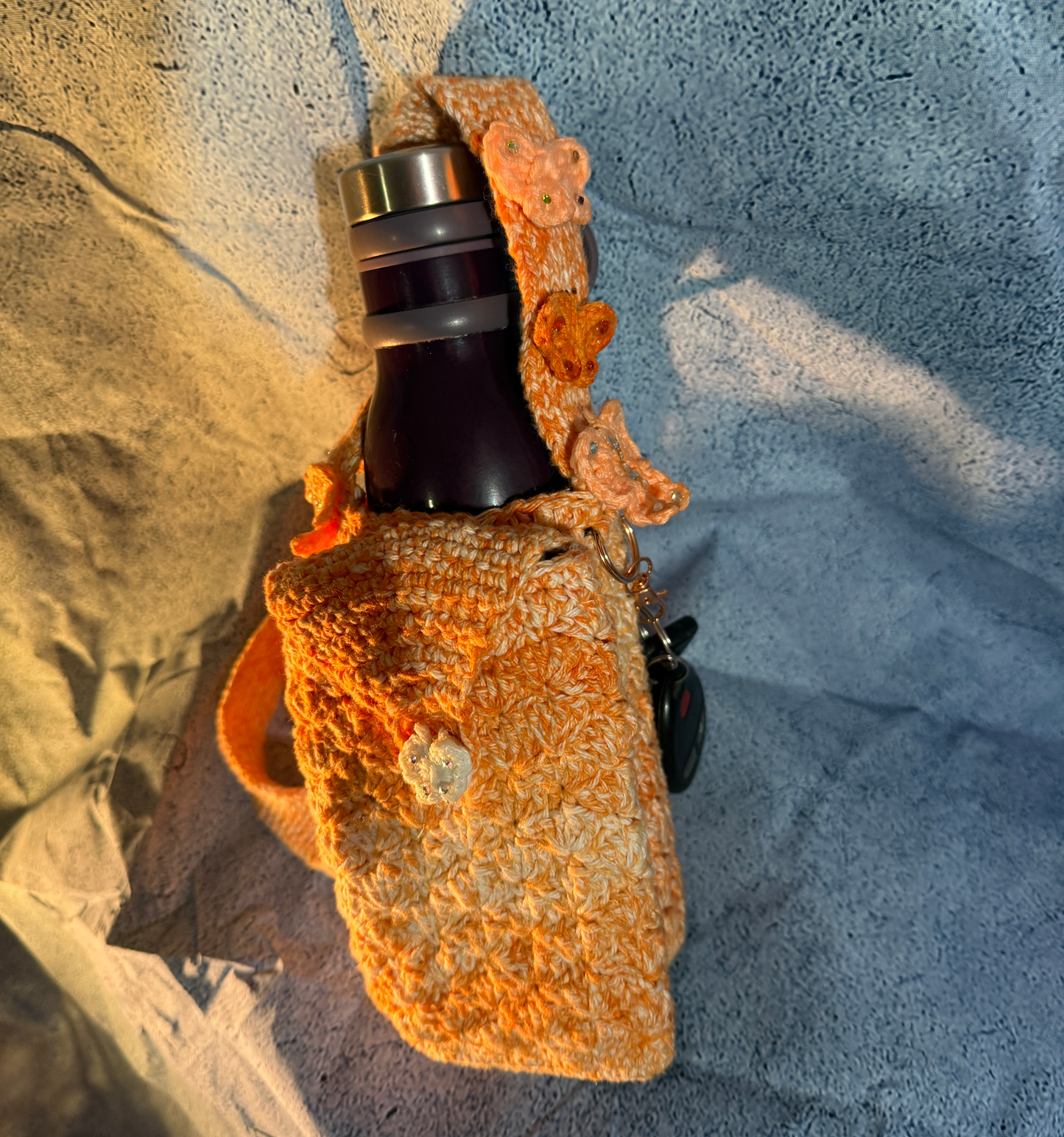 Cross Body 22 ounce Water Bottle Holder
