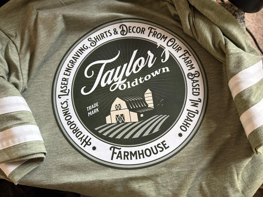 Taylor’s Oldtown farmhouse shirt design 